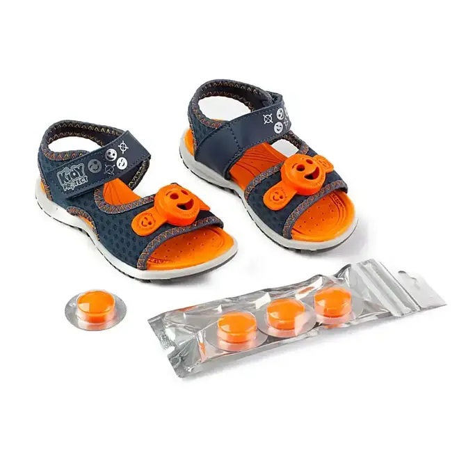 Papete Kidy Protect Smile Marinho e Laranja Infantil