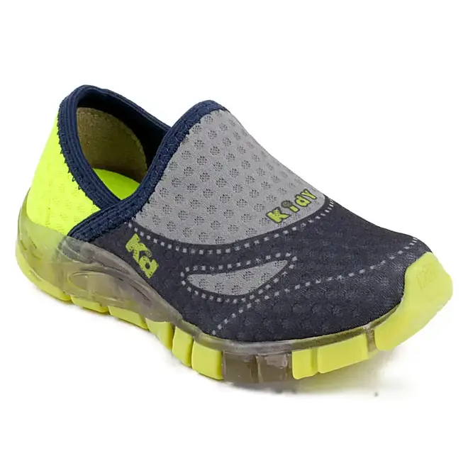 Tênis Casual Infantil Masculino Kidy - Marinho/Amarelo