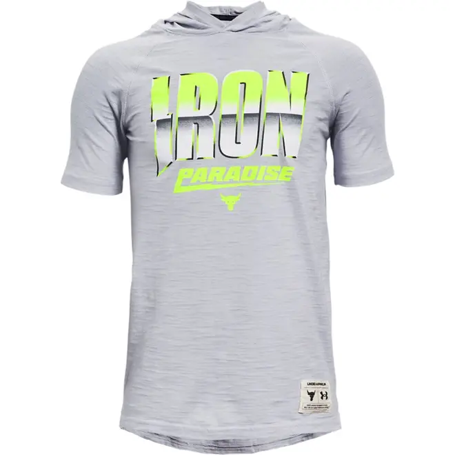 Camiseta de Treino Infantil Under Armour Project Rock CC SS HDY