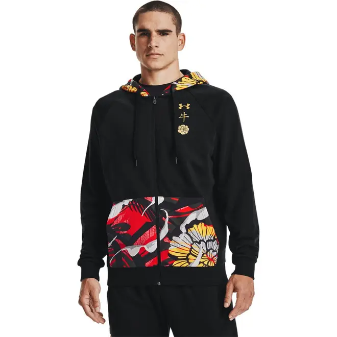 Moletom de Treino Masculino Under Armour Rival CNY FZ Hoodie