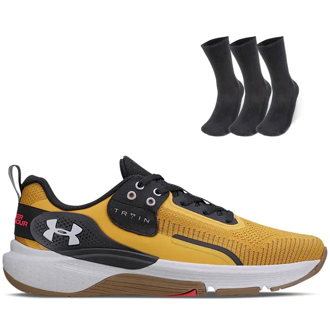 Kit 1 Tênis Tribase Lift e 1 Pct com 3 pares Meia Under Armour Heatgear cano alto
