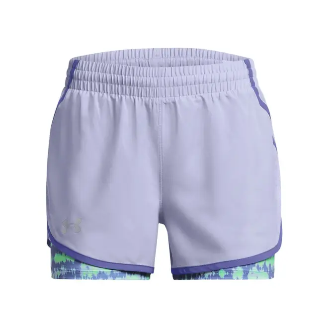Shorts Infantil Under Armour Fly-By 2 em 1