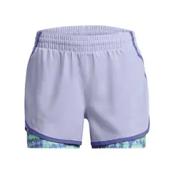 Shorts Infantil Under Armour Fly-By 2 em 1