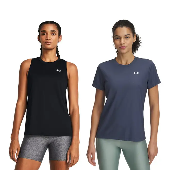 Kit 1 Camiseta Treino Tech Under Armour e 1 Regata Tech Tank Feminina