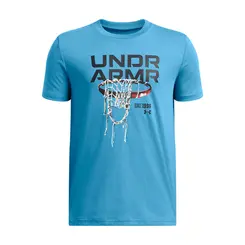 Camiseta de Basquete Under Armour Hoops Net Infantil