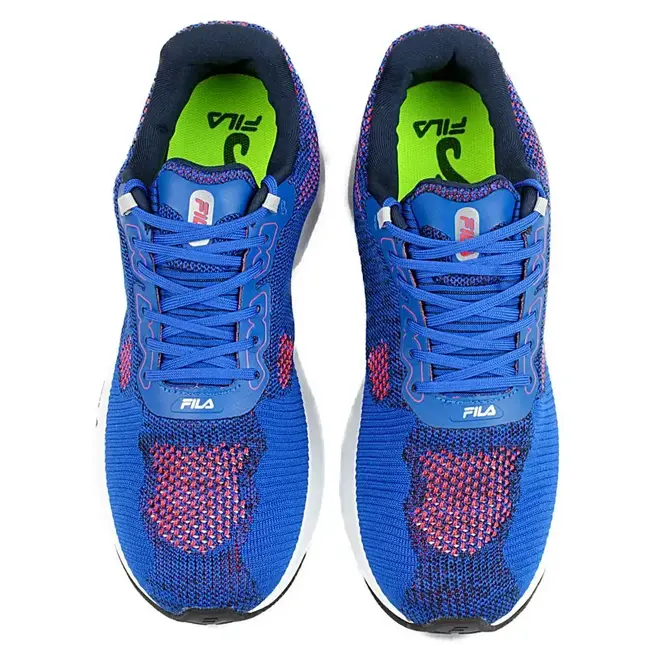 Tênis Fila Fit Azul e Laranja Masculino