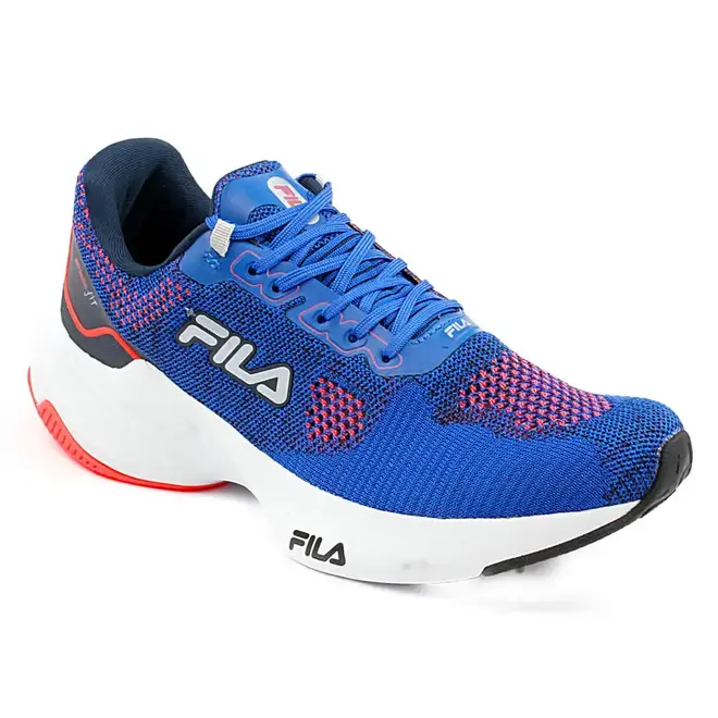 Tênis Fila Fit Azul e Laranja Masculino