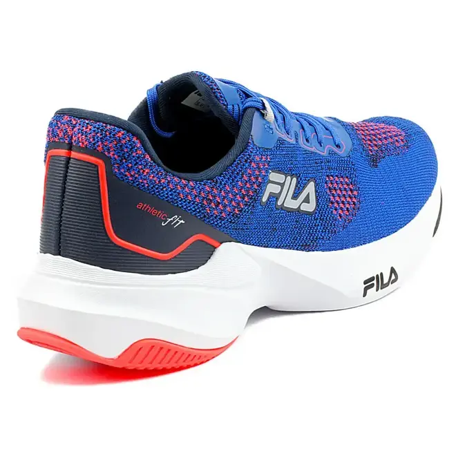 Tênis Fila Fit Azul e Laranja Masculino
