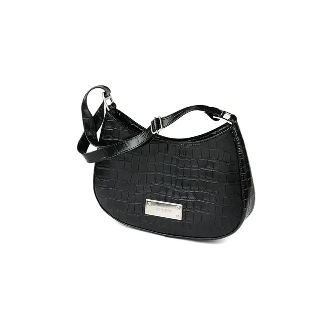 Bolsa Baguete Croco Itapuã Preta