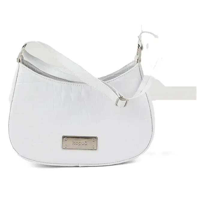 Bolsa Baguete Croco Itapuã Branca