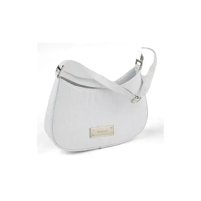 Bolsa Baguete Croco Itapuã Branca