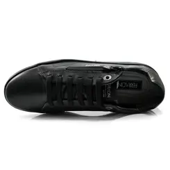 Sapatênis Masculino de Couro Ferracini Vox Preto 8052