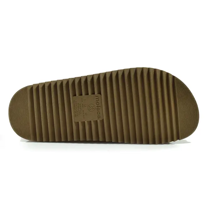 Sandália Flat Feminina Moleca Marrom 5500.100.9569