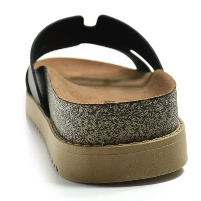 Sandália Flat Feminina Moleca Marrom 5500.100.9569