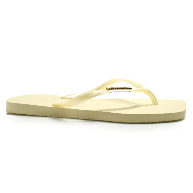 Chinelo Feminino Havaianas Slim Square Amarelo 4148257