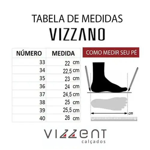 Sandália Flat Feminina Vizzano Preto 6510.102.7286