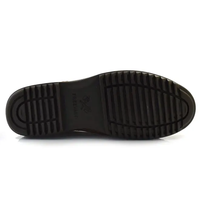 Sapatilha de Couro Masculina Free Way Logan Marrom LOGANX-1