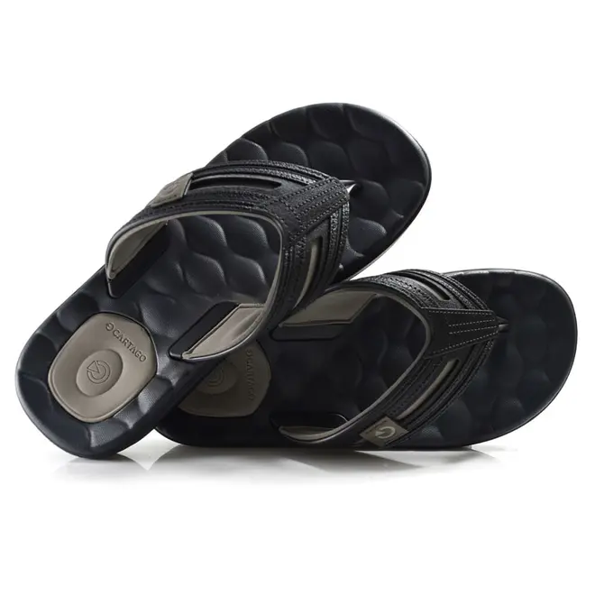 Chinelo Masculino Cartago Egeu IV Preto 12530