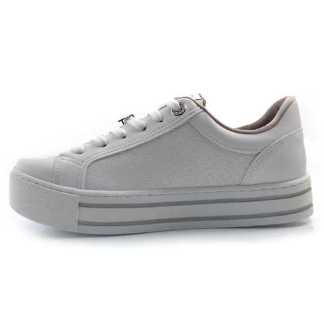 Tênis Casual Feminino Via Marte Branco 010-013-01