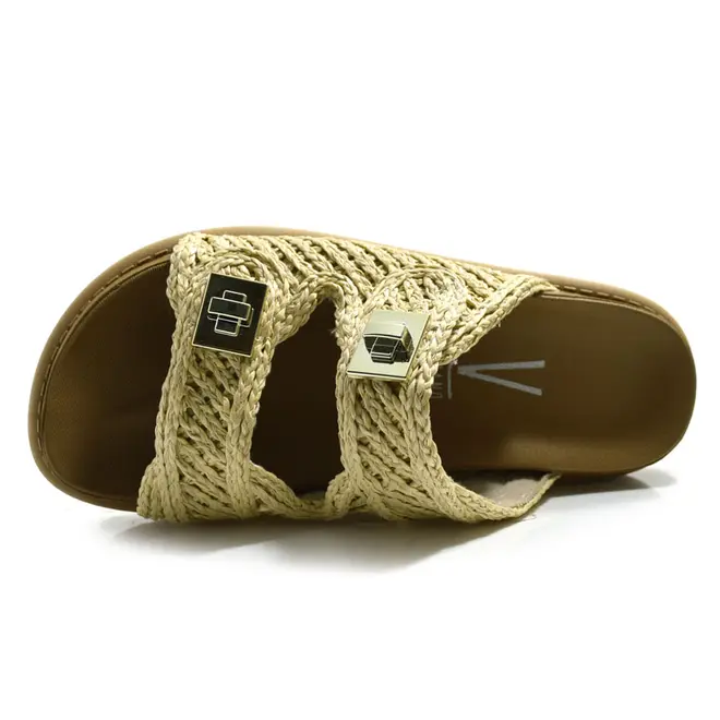 Sandália Flat Feminina Vizzano Bege 6510.119.30367