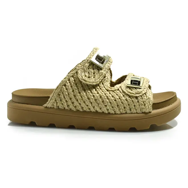 Sandália Flat Feminina Vizzano Bege 6510.119.30367
