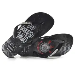 Chinelo Masculino Havaianas Corinthians Preto 4148305 AD