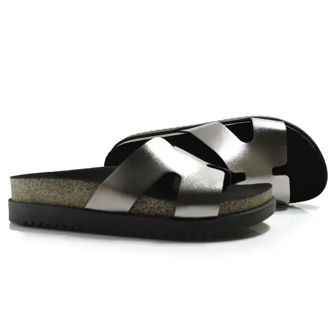 Papete Feminina Moleca Prata 5500.100.30579