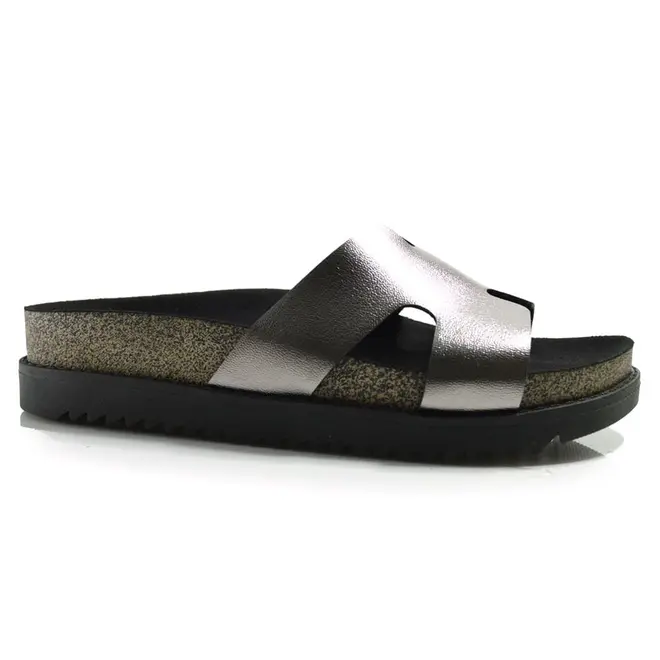 Papete Feminina Moleca Prata 5500.100.30579