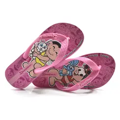 Chinelo Infantil Ipanema Turma da Monica do 23 ao 32 Rosa 26790 OUT/24