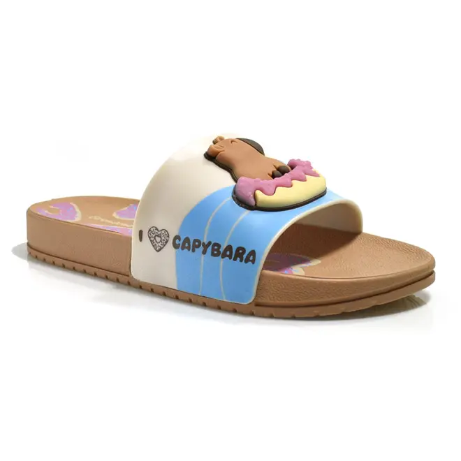 Chinelo Infantil de Menina Capi Mania Colorido 23454