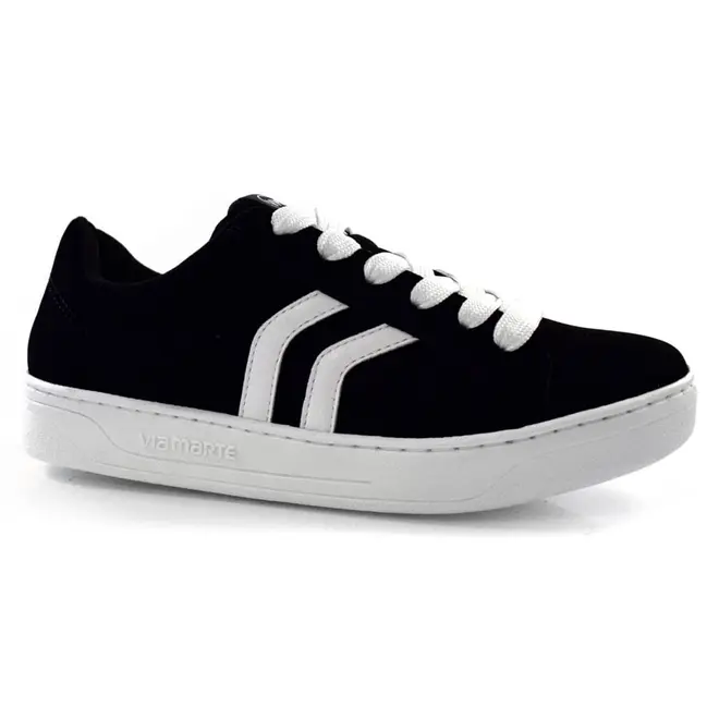 Tênis Casual Feminino Via Marte Preto 064-001-01