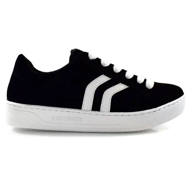 Tênis Casual Feminino Via Marte Preto 064-001-01