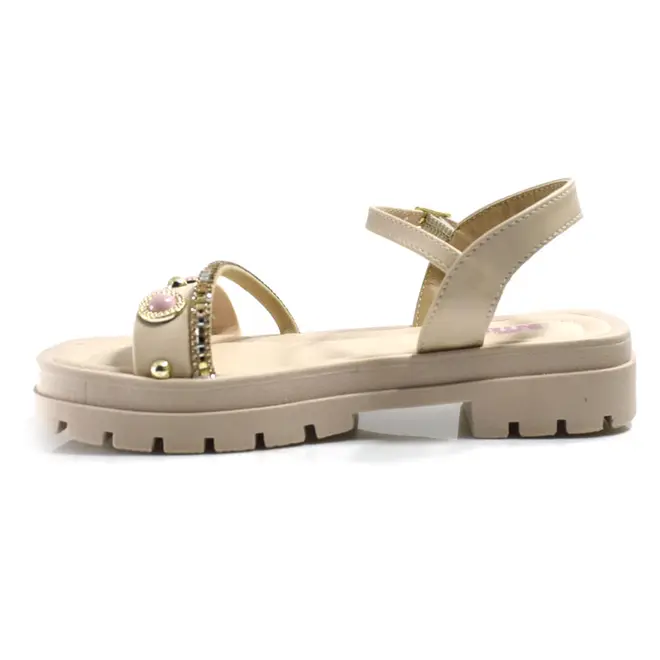 Sandália Flat Infantil Nilqi Rosa 370.02