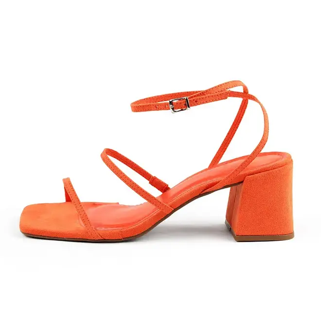 Sandália Salto Bloco Itapuã - Orange