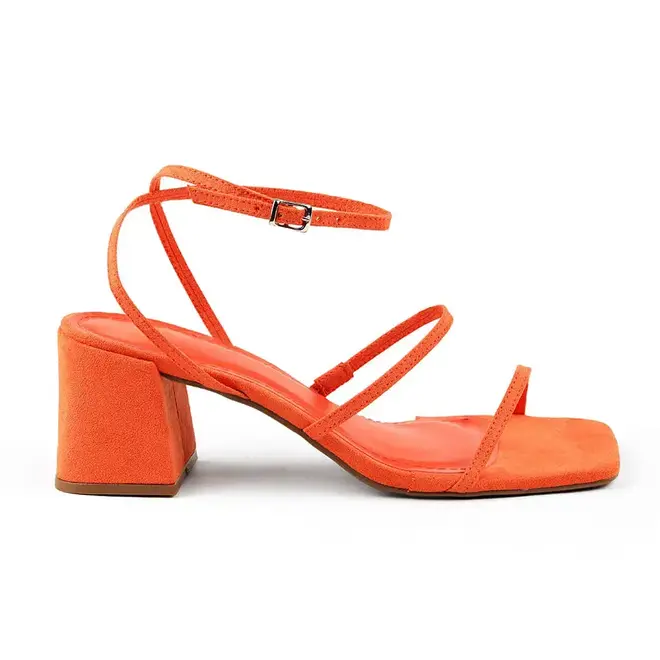 Sandália Salto Bloco Itapuã - Orange