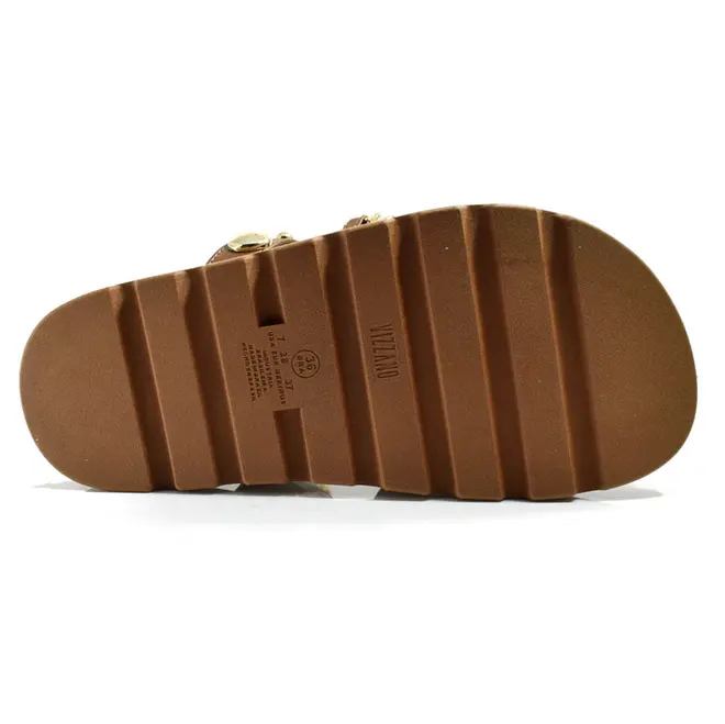 Sandália Flat Feminina Vizzano Bege 6510.102.7286