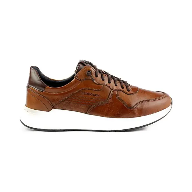 Sapatênis Democrata Knit Journey Extra Soft Masculino Marrom