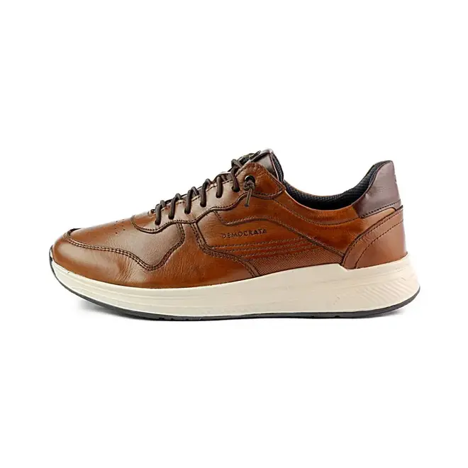 Sapatênis Democrata Knit Journey Extra Soft Masculino Marrom