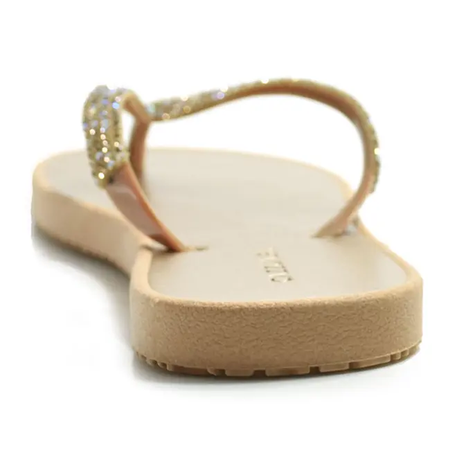 Chinelo Feminino Cazzualen Ouro Rosê CH-2302