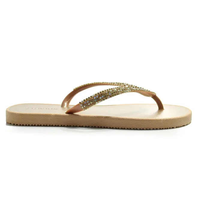 Chinelo Feminino Cazzualen Ouro Rosê CH-2302