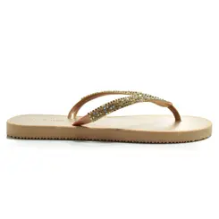 Chinelo Feminino Cazzualen Ouro Rosê CH-2302