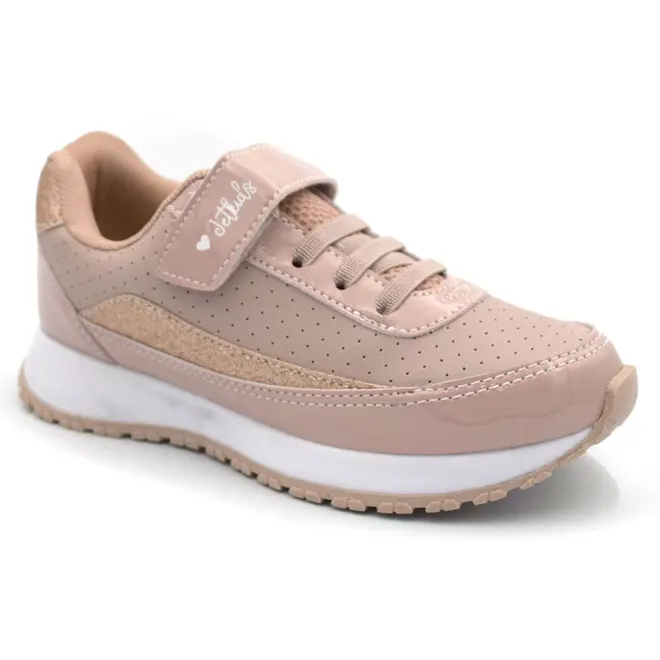 Tênis Infantil Feminino Jet Kids Rosa 10.158