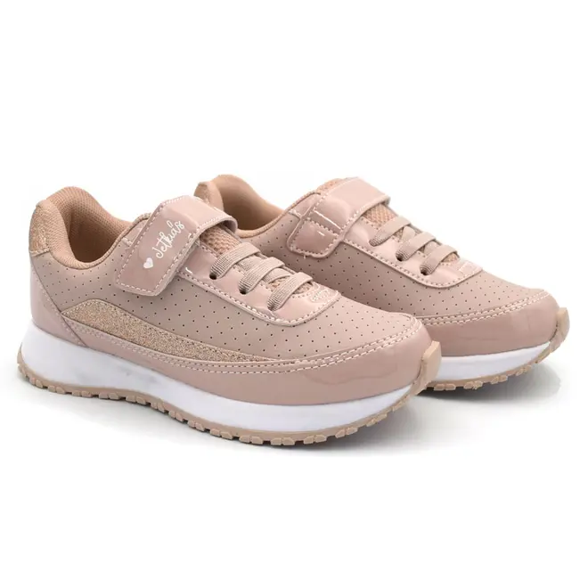 Tênis Infantil Feminino Jet Kids Rosa 10.158