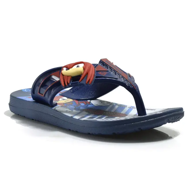 Chinelo Infantil de Menino Sonic DC Heros do 23 ao 34 Azul 23392
