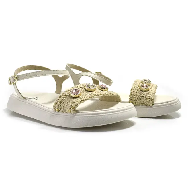 Papete Infantil de Menina Molekinha do 26 ao 34 Off White 2358.119.30985