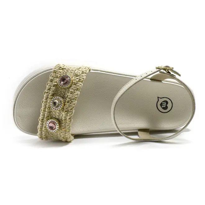 Papete Infantil de Menina Molekinha do 26 ao 34 Off White 2358.119.30985