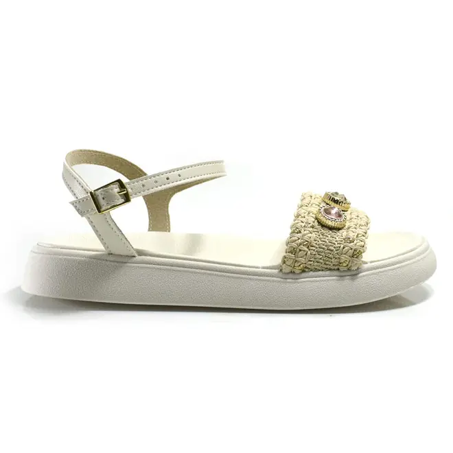 Papete Infantil de Menina Molekinha do 26 ao 34 Off White 2358.119.30985