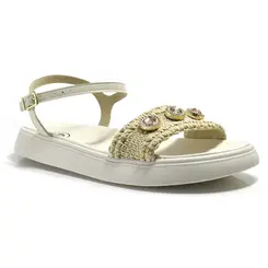 Papete Infantil de Menina Molekinha do 26 ao 34 Off White 2358.119.30985