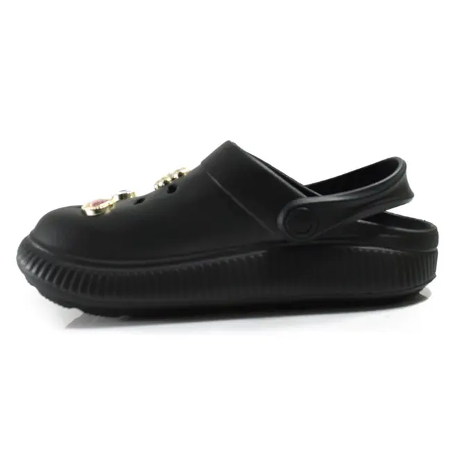 Papete Babuche Infantil de Menina Molekinha Preto 2591.103.30598
