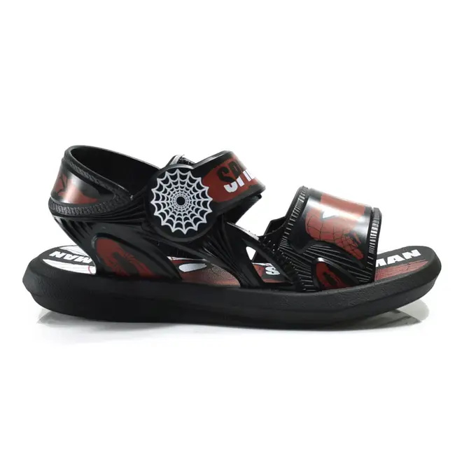 Papete Infantil Masculina Homem Aranha Grendene Preto 23264
